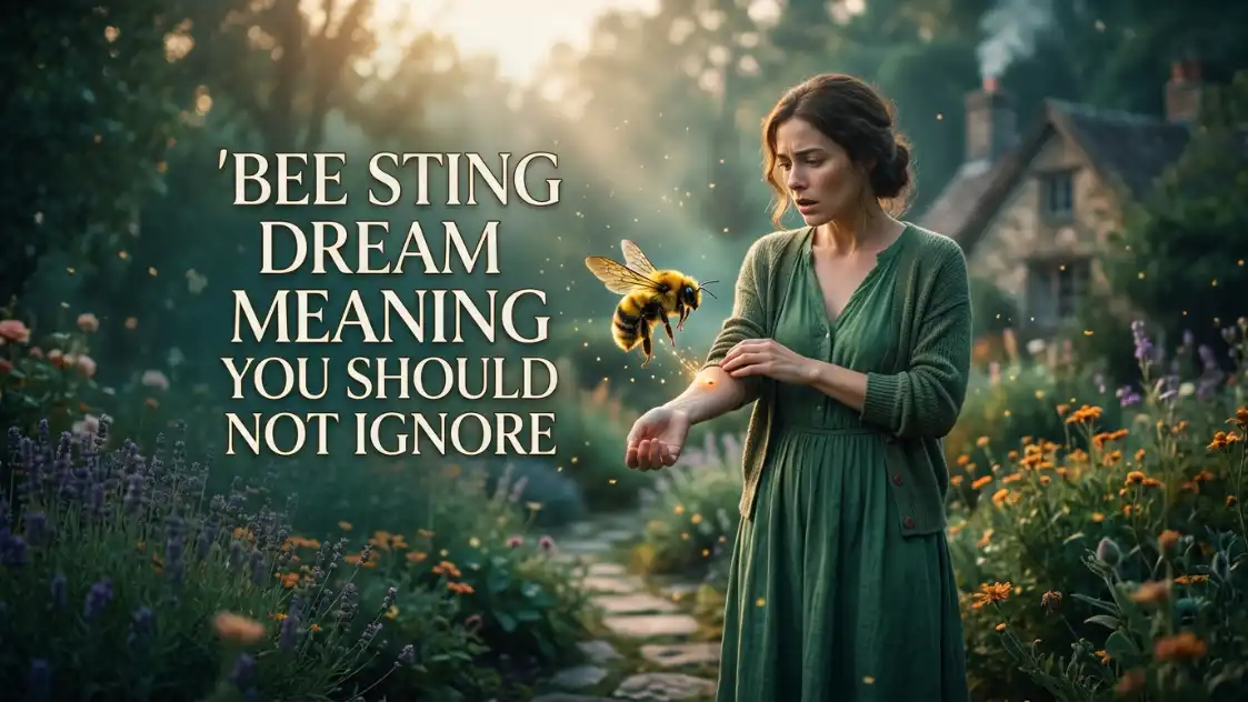 Bee Sting Dream Meaning You Should Not Ignore