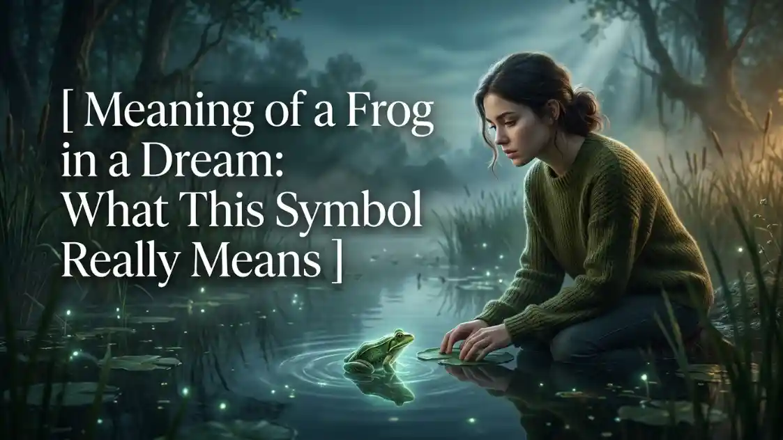 Meaning of a Frog in a Dream