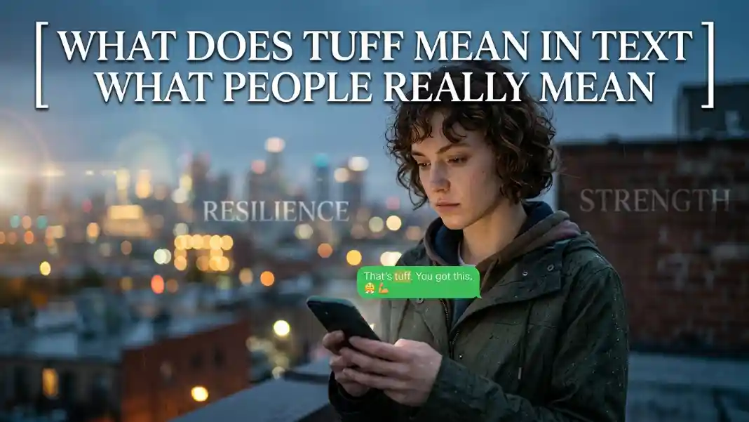 What Does Tuff Mean in Text