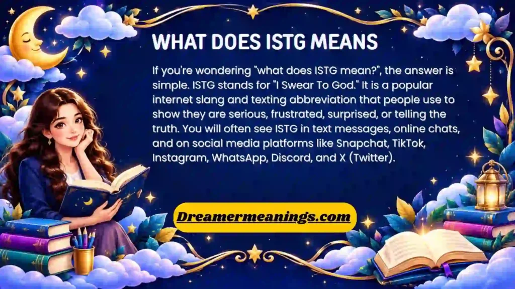 What Does ISTG Means