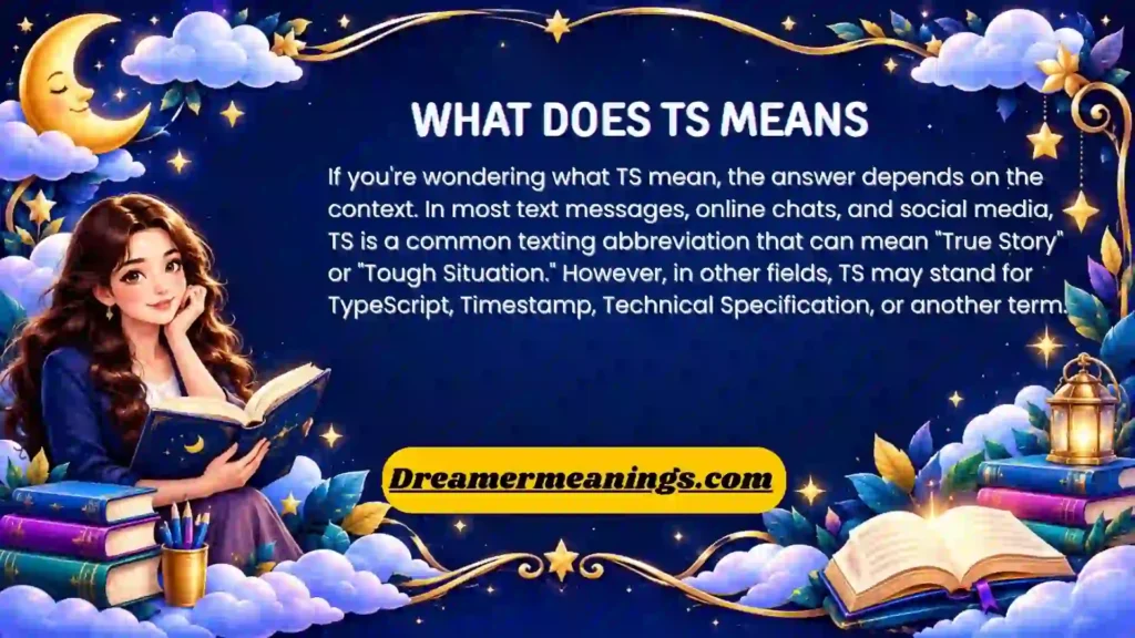 What Does TS Means